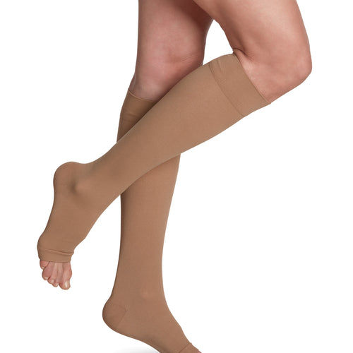 Essential Cotton - Calf - Open Toe