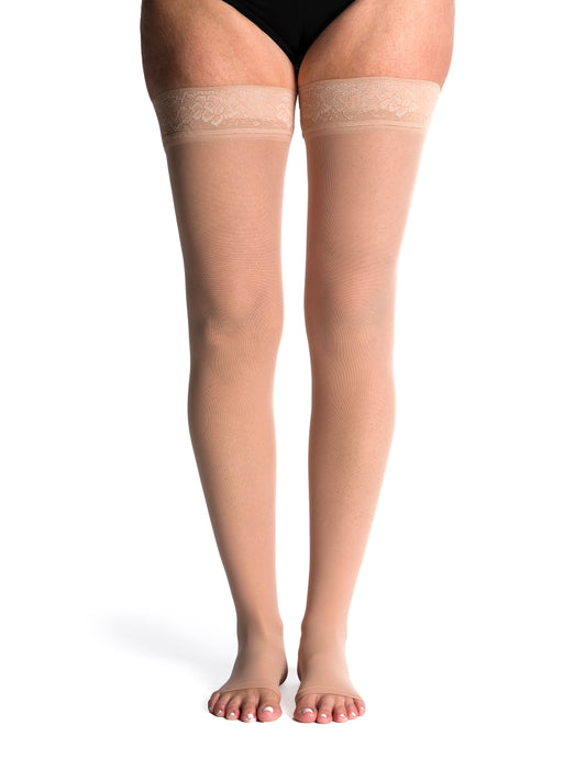 Style Sheer - Thigh-High - Open Toe