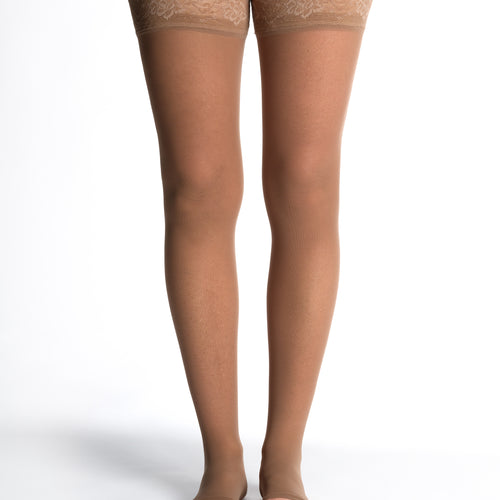 Style Sheer - Thigh-High - Open Toe