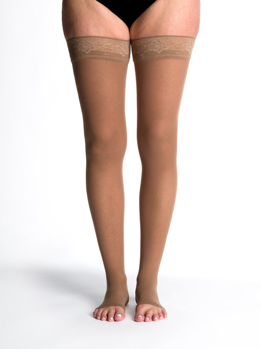 Style Sheer - Thigh-High - Open Toe
