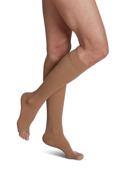 Essential Opaque - Calf - Open Toe