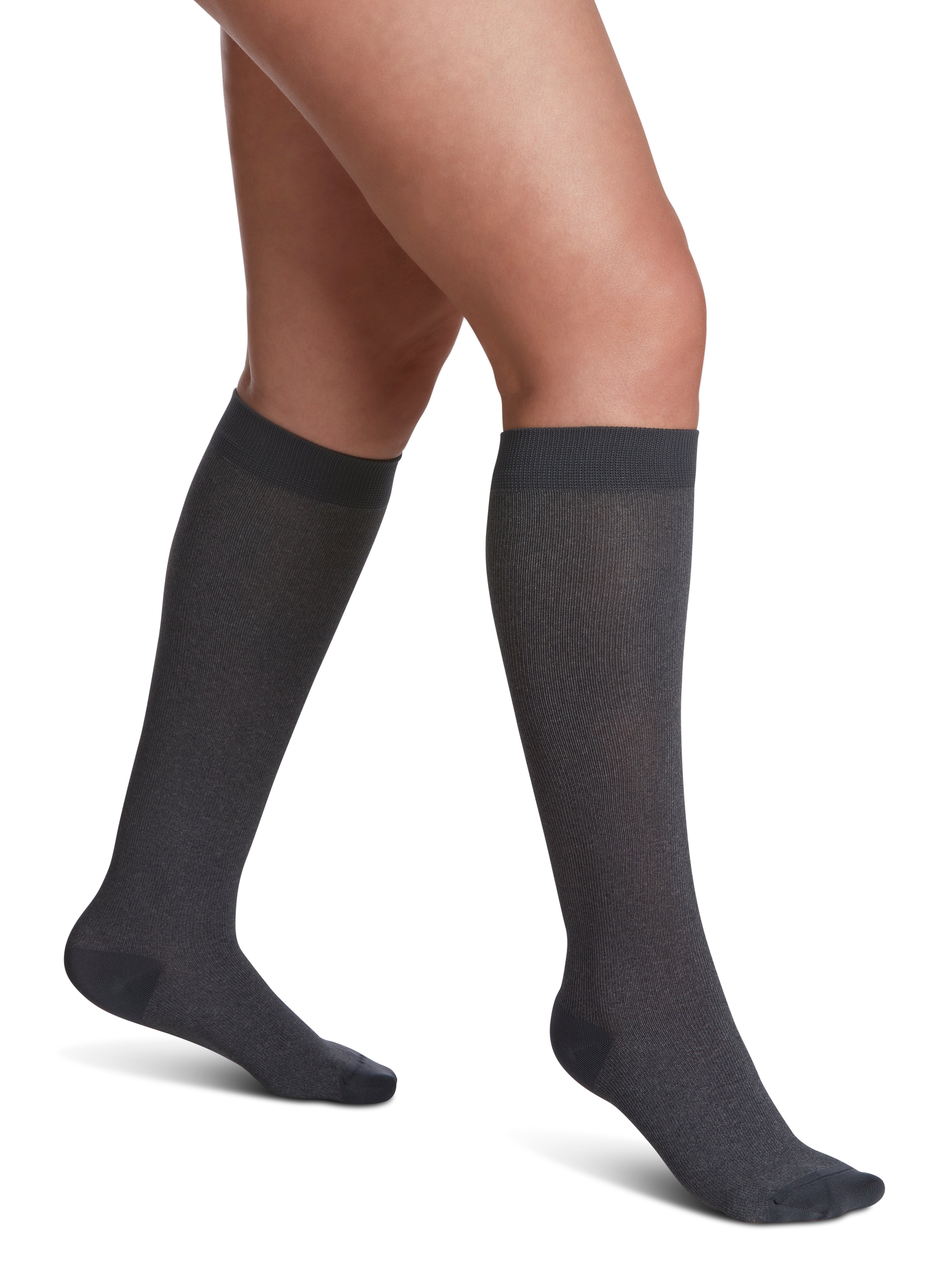Bas de compression Microfibre à motifs pour femme