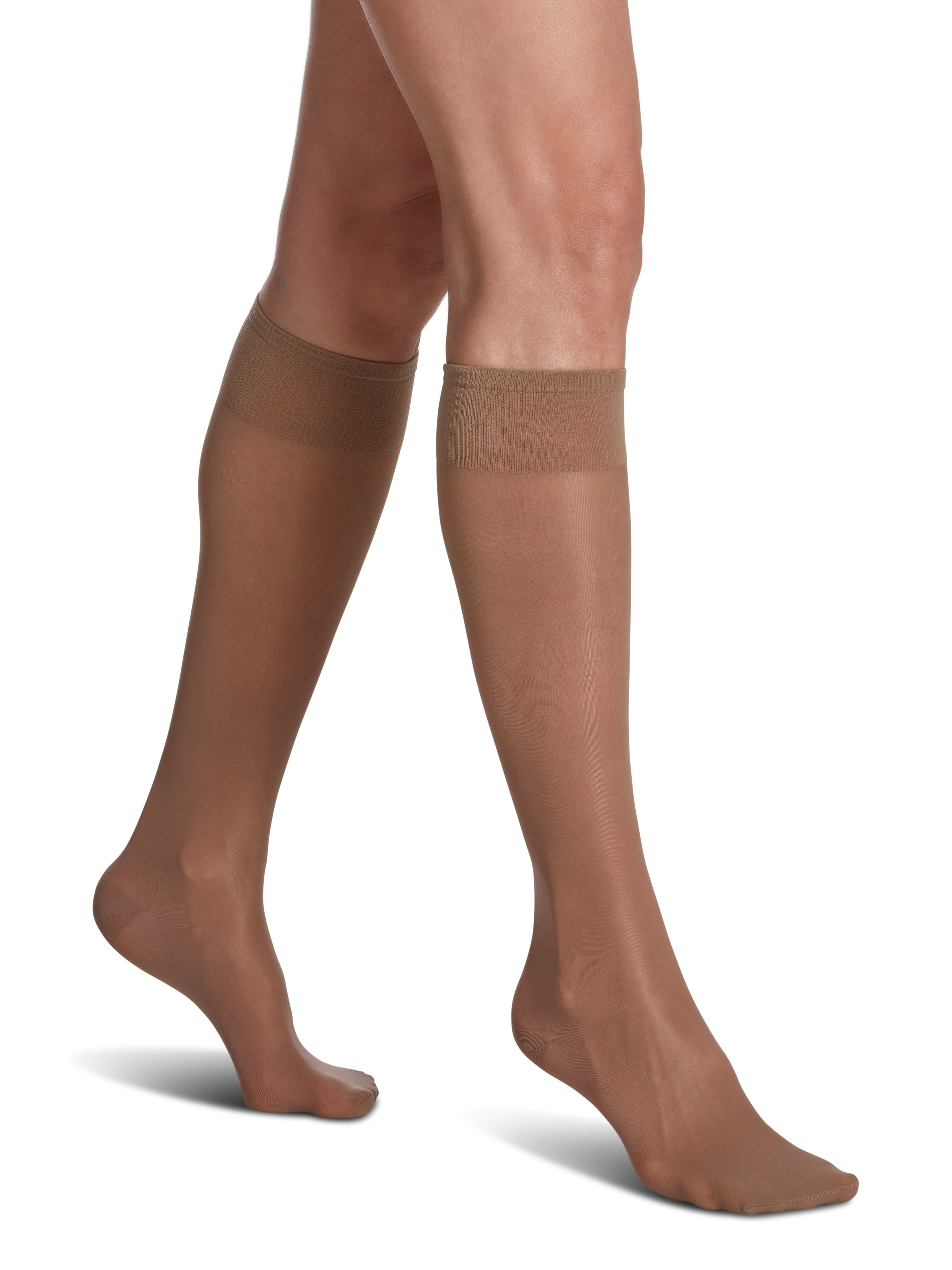 Sheer Fashion Women's Knee-High Compression Stockings