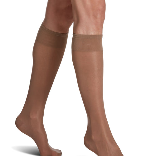 Sheer Fashion Women's Knee-High Compression Stockings