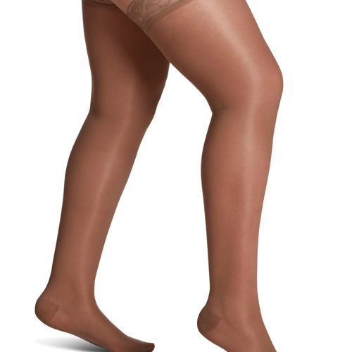 Sheer Fashion Women's Thigh-High Compression Stockings