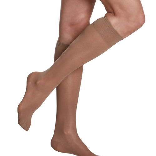 Sheer Fashion Women's Knee-High Compression Stockings