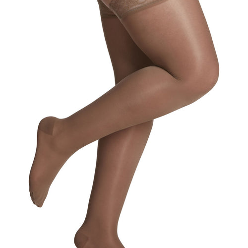 Sheer Fashion Women's Thigh-High Compression Stockings