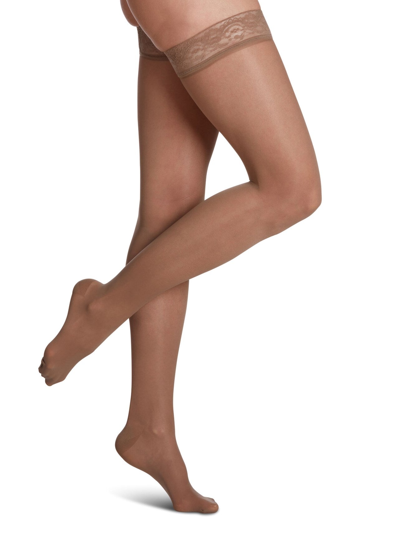 Sheer Fashion Women's Thigh-High Compression Stockings