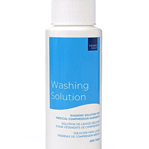 Solution de lavage pour bas de compression